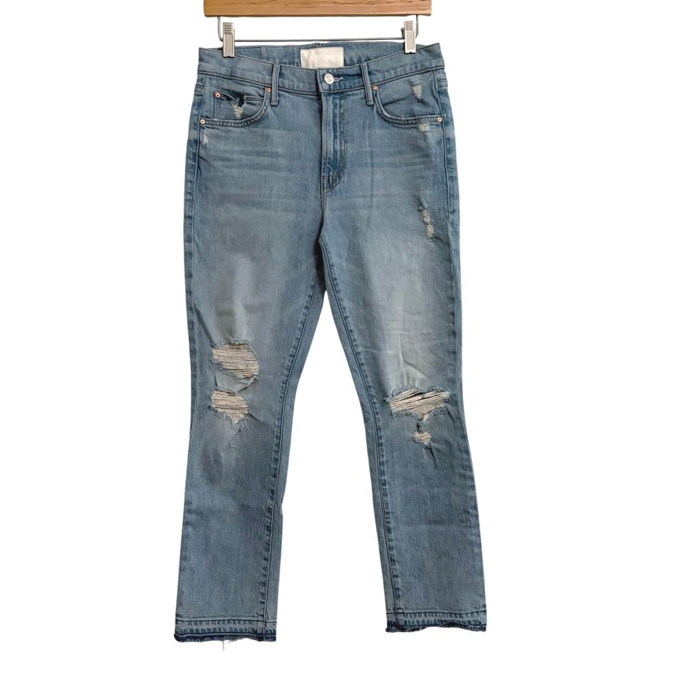 Mother Superior The Rascal Ankle Undone Hem Womens Size 28 Vacation Temptation
